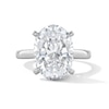 Thumbnail Image 1 of 5-1/4 CT. T.W. Oval Certified Lab-Grown Diamond Solitaire Engagement Ring in 14K White Gold (F/VS2)