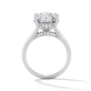 Thumbnail Image 3 of 5-1/4 CT. T.W. Oval Certified Lab-Grown Diamond Solitaire Engagement Ring in 14K White Gold (F/VS2)