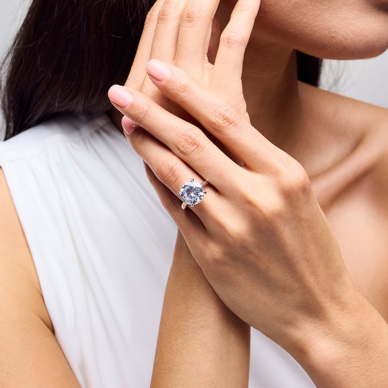 Main Image 2 of 5-1/4 CT. T.W. Certified Lab-Grown Diamond Solitaire Engagement Ring in 14K White Gold (F/VS2)