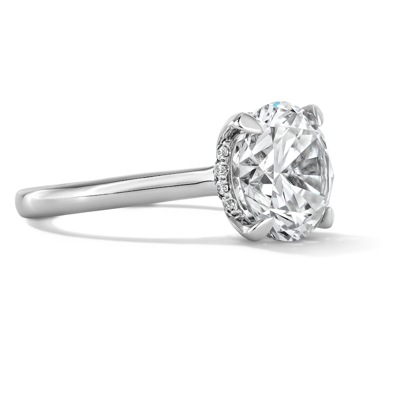 Main Image 4 of 5-1/4 CT. T.W. Certified Lab-Grown Diamond Solitaire Engagement Ring in 14K White Gold (F/VS2)