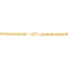 Thumbnail Image 2 of 4.4mm Glitter Rope Chain Necklace in Solid 14K Gold - 24”