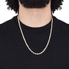 Thumbnail Image 4 of 4.4mm Glitter Rope Chain Necklace in Solid 14K Gold - 24”