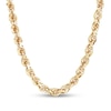 Thumbnail Image 1 of 5.5mm Glitter Rope Chain Necklace in Solid 14K Gold - 22”