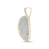 Thumbnail Image 2 of 1 CT. T.W. Diamond Football Necklace Charm in 10K Gold