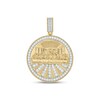 Thumbnail Image 1 of 1-1/2 CT. T.W. Diamond The Last Supper Medallion Necklace Charm in 10K Gold