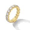 Thumbnail Image 3 of 4 CT. T.W. Certified Lab-Grown Diamond Eternity Band in 14K Gold (F/VS2)