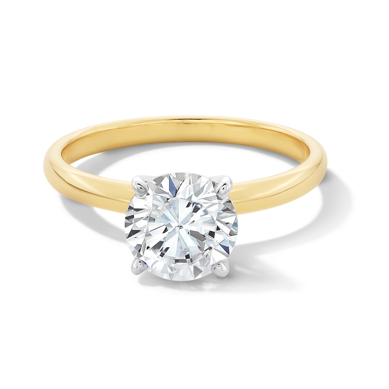 Main Image 1 of 1-1/2 CT. Certified Lab-Grown Diamond Solitaire Engagement Ring in 14K Gold (F/VS2)