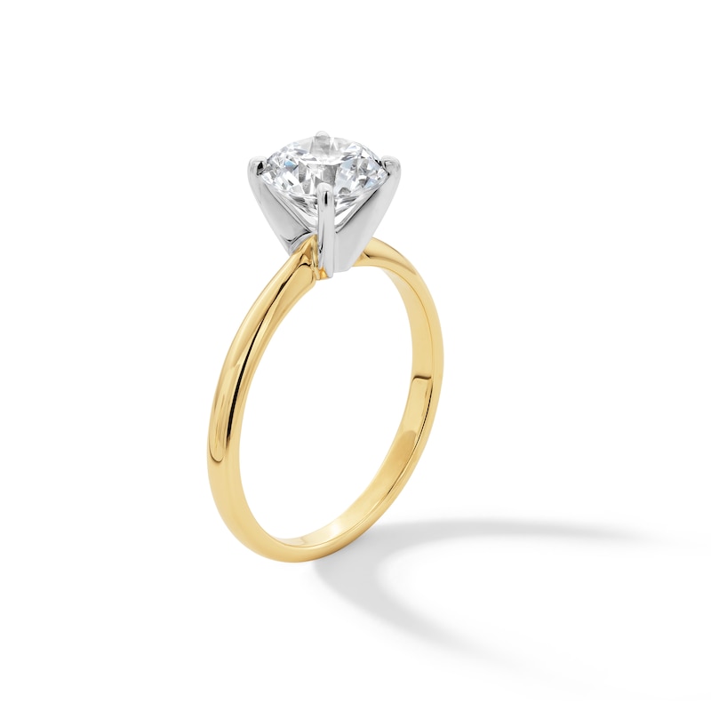 Main Image 3 of 1-1/2 CT. Certified Lab-Grown Diamond Solitaire Engagement Ring in 14K Gold (F/VS2)