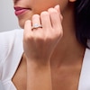 Thumbnail Image 2 of 3 CT. T.W. Princess and Emerald-Cut Certified Lab-Grown Diamond Engagement Ring in 14K Gold (F/VS2)