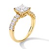 Thumbnail Image 3 of 3 CT. T.W. Princess and Emerald-Cut Certified Lab-Grown Diamond Engagement Ring in 14K Gold (F/VS2)