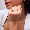Thumbnail Image 2 of 2-1/2 CT. T.W. Emerald-Cut Certified Lab-Grown Diamond Bezel-Set Engagement Ring in 14K Gold (F/VS2)