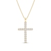 Thumbnail Image 1 of 2 CT. T.W. Certified Lab-Grown Diamond Cross Pendant in 14K Gold (F/SI2)