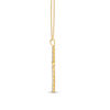 Thumbnail Image 4 of 2 CT. T.W. Certified Lab-Grown Diamond Cross Pendant in 14K Gold (F/SI2)