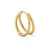 Thumbnail Image 1 of 14.5mm Single Split Hoop Earring in 10K Gold