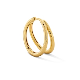 14.5mm Single Split Hoop Earring in 10K Gold