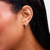 Thumbnail Image 2 of 14.5mm Single Split Hoop Earring in 10K Gold