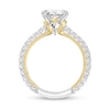 Thumbnail Image 3 of Enchanted Star Villains Evil Queen 2-1/5 CT. T.W. Heart Certified Lab-Grown Diamond Engagement Ring in Two-Tone Gold