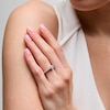 Thumbnail Image 2 of 1 CT. T.W. Diamond Frame Engagement Ring in 14K White Gold