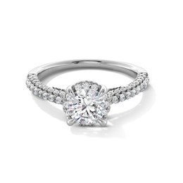 1-1/2 CT. T.W. Diamond Frame Engagement Ring in 14K White Gold