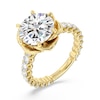Thumbnail Image 1 of Enchanted Star Belle 3-7/8 CT. T.W. Certified Lab-Grown Diamond Rose Engagement Ring in 14K Gold (F/VS2)