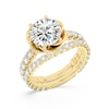 Thumbnail Image 6 of Enchanted Star Belle 3-7/8 CT. T.W. Certified Lab-Grown Diamond Rose Engagement Ring in 14K Gold (F/VS2)