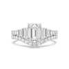 Thumbnail Image 7 of Enchanted Star Cinderella 4 CT. T.W. Emerald Certified Lab-Grown Diamond Collar Engagement Ring in 14K White Gold