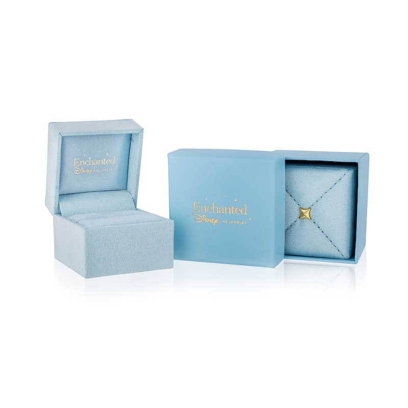 Main Image 5 of Enchanted Star Jasmine 2-3/4 CT. T.W. Princess-Cut Certified Lab-Grown Diamond Clover Engagement Ring in 14K Gold