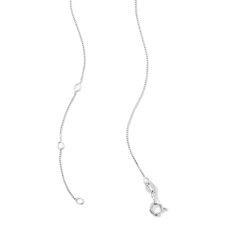 Main Image 3 of Oval Lab-Created Ruby and 1/2 CT. T.W. Certified Lab-Grown Diamond Sunburst Frame Pendant in 14K White Gold (F/SI2)