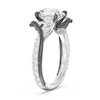 Thumbnail Image 2 of Enchanted Star Villains Maleficent 3-3/4 CT. T.W. Oval Certified Lab-Grown Diamond Thorn Engagement Ring in White Gold