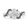 Thumbnail Image 4 of Enchanted Star Villains Maleficent 3-3/4 CT. T.W. Oval Certified Lab-Grown Diamond Thorn Engagement Ring in White Gold