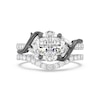 Thumbnail Image 7 of Enchanted Star Villains Maleficent 3-3/4 CT. T.W. Oval Certified Lab-Grown Diamond Thorn Engagement Ring in White Gold