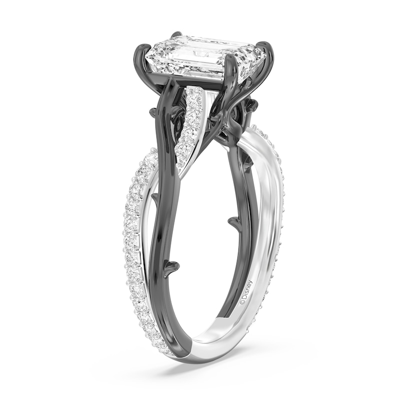 Main Image 2 of Enchanted Star Villains Maleficent 2-1/4 CT. T.W. Radiant Certified Lab-Grown Diamond Engagement Ring in White Gold