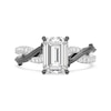 Thumbnail Image 4 of Enchanted Star Villains Maleficent 2-1/4 CT. T.W. Radiant Certified Lab-Grown Diamond Engagement Ring in White Gold