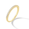 Thumbnail Image 3 of 1/5 CT. T.W. Lab-Grown Diamond Band in Sterling Silver with 18K Gold Plate