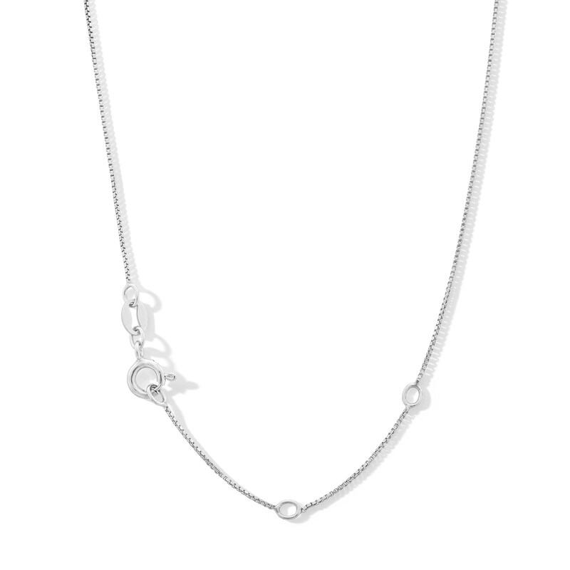 Main Image 3 of Pear-Shaped Lab-Created Emerald and 1/3 CT. T.W. Certified Lab-Grown Diamond Frame Pendant in 14K White Gold (F/SI2)