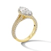Thumbnail Image 3 of Vera Wang Love Collection 3 CT. T.W. Marquise Certified Lab-Grown Diamond Split Shank Engagement Ring in 14K Gold