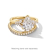 Thumbnail Image 4 of Vera Wang Love Collection 2-3/8 CT. T.W. Pear Certified Lab-Grown Diamond Floral Engagement Ring in 14K Gold (F/VS2)
