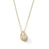 Thumbnail Image 1 of 1/20 CT. T. W. Diamond Teardrop Necklace in Sterling Silver with 14K Gold Plate