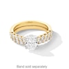 Thumbnail Image 4 of 1-1/2 CT. T.W. Oval Certified Lab-Grown Diamond Engagement Ring in 14K Gold (I/SI2)