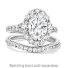 Thumbnail Image 3 of Vera Wang Love Collection 3 CT. T.W. Oval Certified Lab-Grown Diamond Scallop Engagement Ring in 14K White Gold