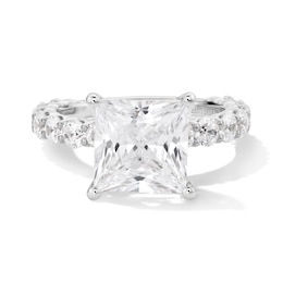 Vera Wang Love Collection 5-1/2 CT. T.W. Princess-Cut Certified Lab-Grown Diamond Engagement Ring in 14K White Gold