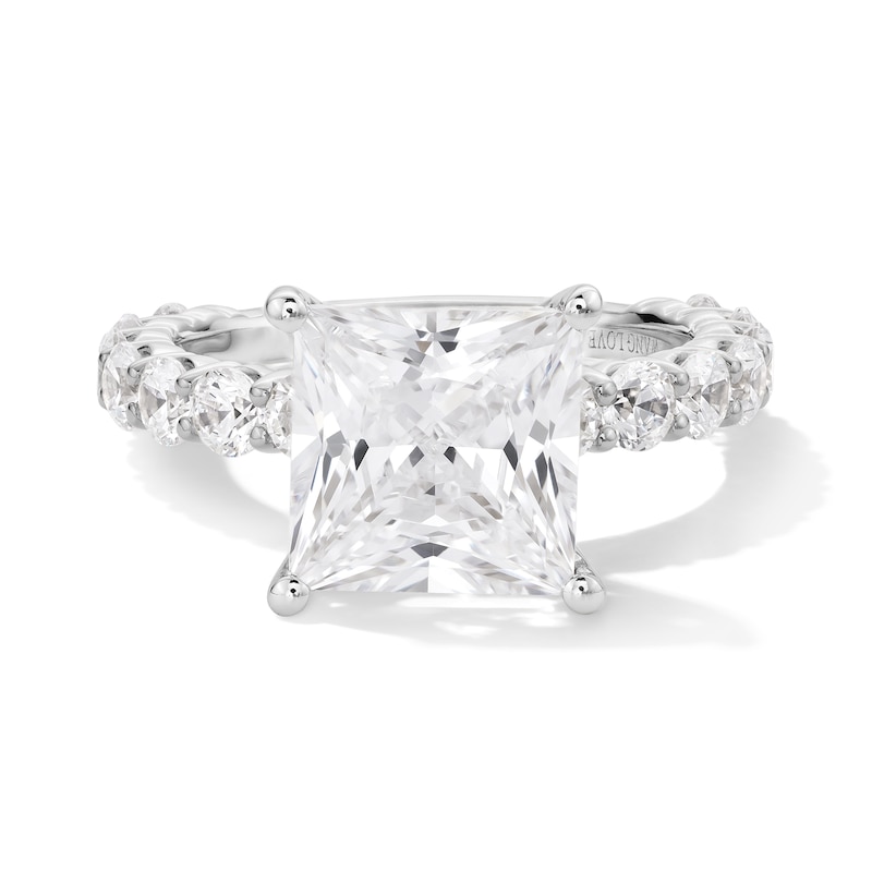 Main Image 1 of Vera Wang Love Collection 5-1/2 CT. T.W. Princess-Cut Certified Lab-Grown Diamond Engagement Ring in 14K White Gold
