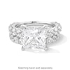 Thumbnail Image 5 of Vera Wang Love Collection 5-1/2 CT. T.W. Princess-Cut Certified Lab-Grown Diamond Engagement Ring in 14K White Gold