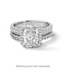 Thumbnail Image 5 of Vera Wang Love Collection 4 CT. T.W. Radiant-Cut Certified Lab-Grown Diamond Engagement Ring in 14K White Gold