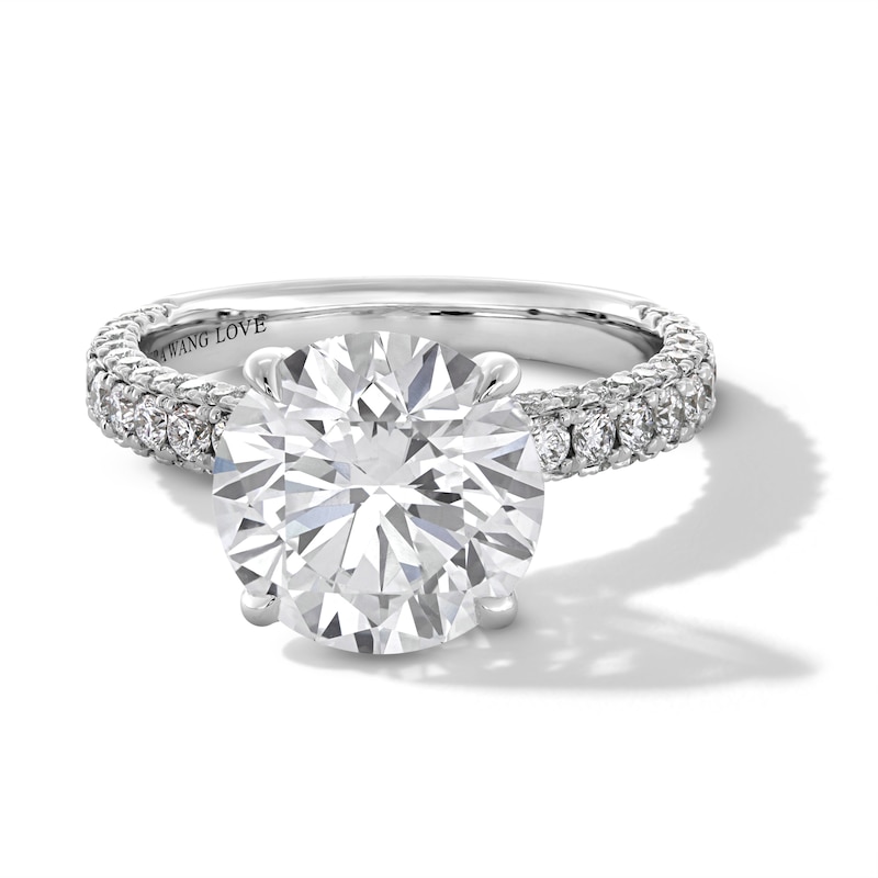 Main Image 1 of Vera Wang Love Collection 4-7/8 CT. T.W. Certified Lab-Grown Diamond Engagement Ring in 14K White Gold (F/VS2)