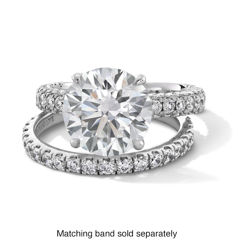 Main Image 4 of Vera Wang Love Collection 4-7/8 CT. T.W. Certified Lab-Grown Diamond Engagement Ring in 14K White Gold (F/VS2)