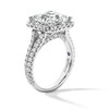 Thumbnail Image 2 of Vera Wang Love Collection 5-1/5 CT. T.W. Princess-Cut Certified Lab-Grown Diamond Engagement Ring in 14K White Gold