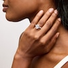 Thumbnail Image 2 of Vera Wang Love Collection 3-7/8 CT. T.W. Oval Certified Lab-Grown Diamond Engagement Ring in 14K White Gold (F/VS2)
