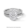 Thumbnail Image 5 of Vera Wang Love Collection 3-7/8 CT. T.W. Oval Certified Lab-Grown Diamond Engagement Ring in 14K White Gold (F/VS2)