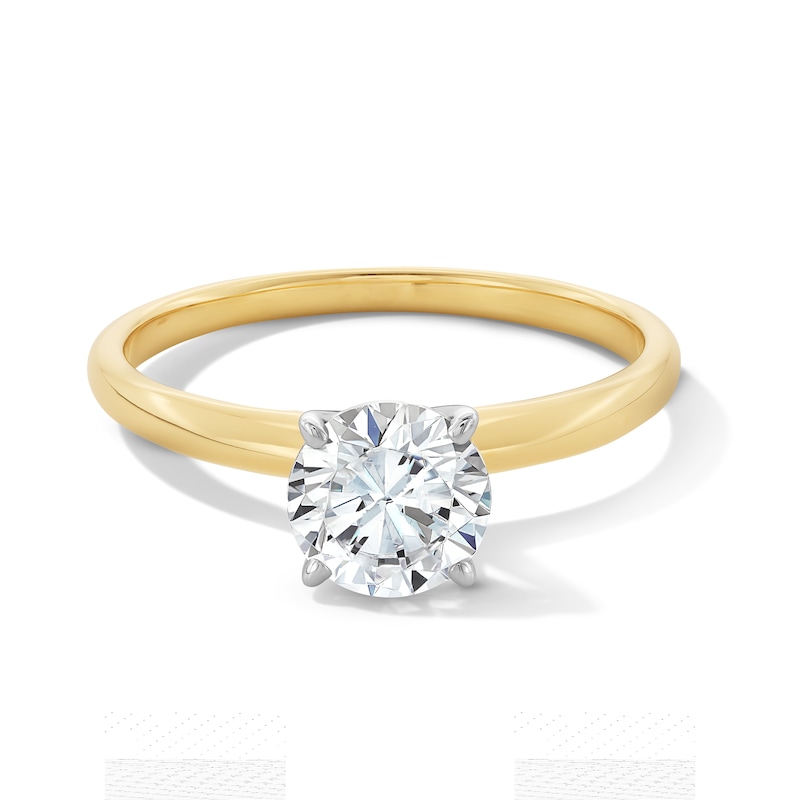 Main Image 1 of 1 CT. Certified Lab-Grown Diamond Solitaire Engagement Ring in 14K Gold (F/VS2)